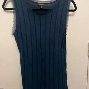 Elegant Navy Sleeveless Top